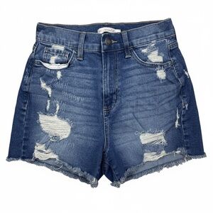 NWOT SO Boyfriend High Rise Midi Denim Shorts – Size 5